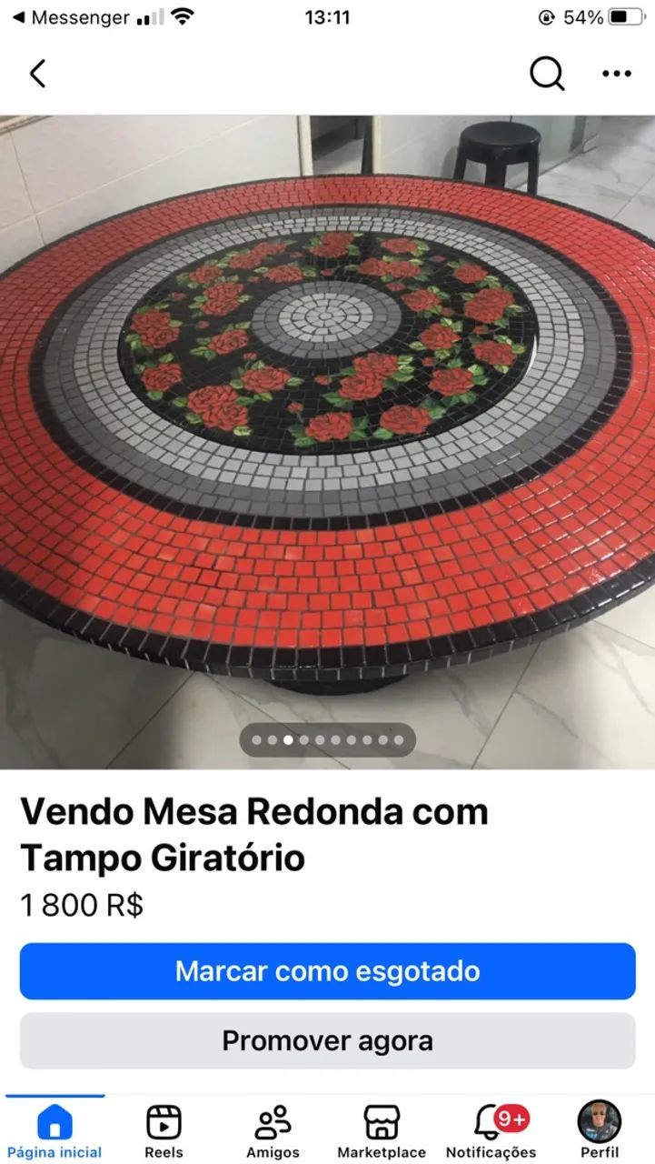 Vendo Mesa com Tampo Giratório  - Foto 2