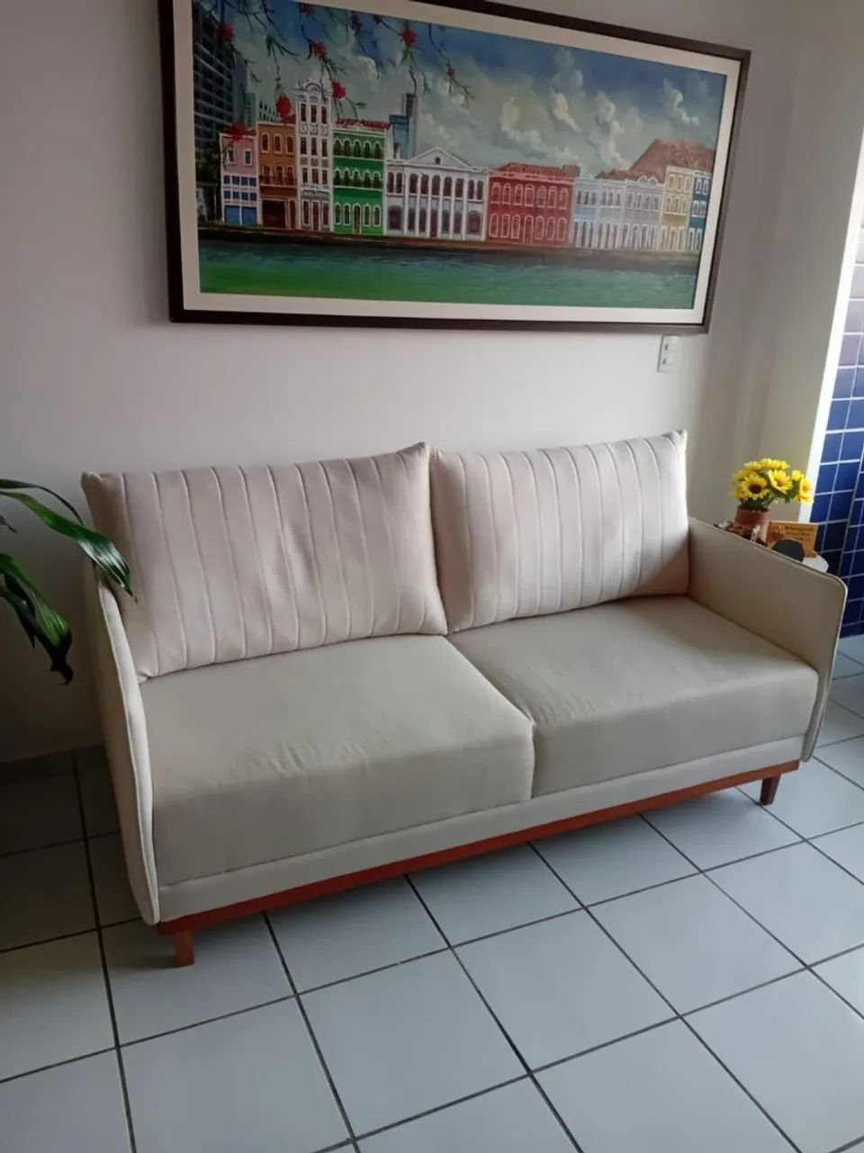 Sofá 3 lugares seminovo