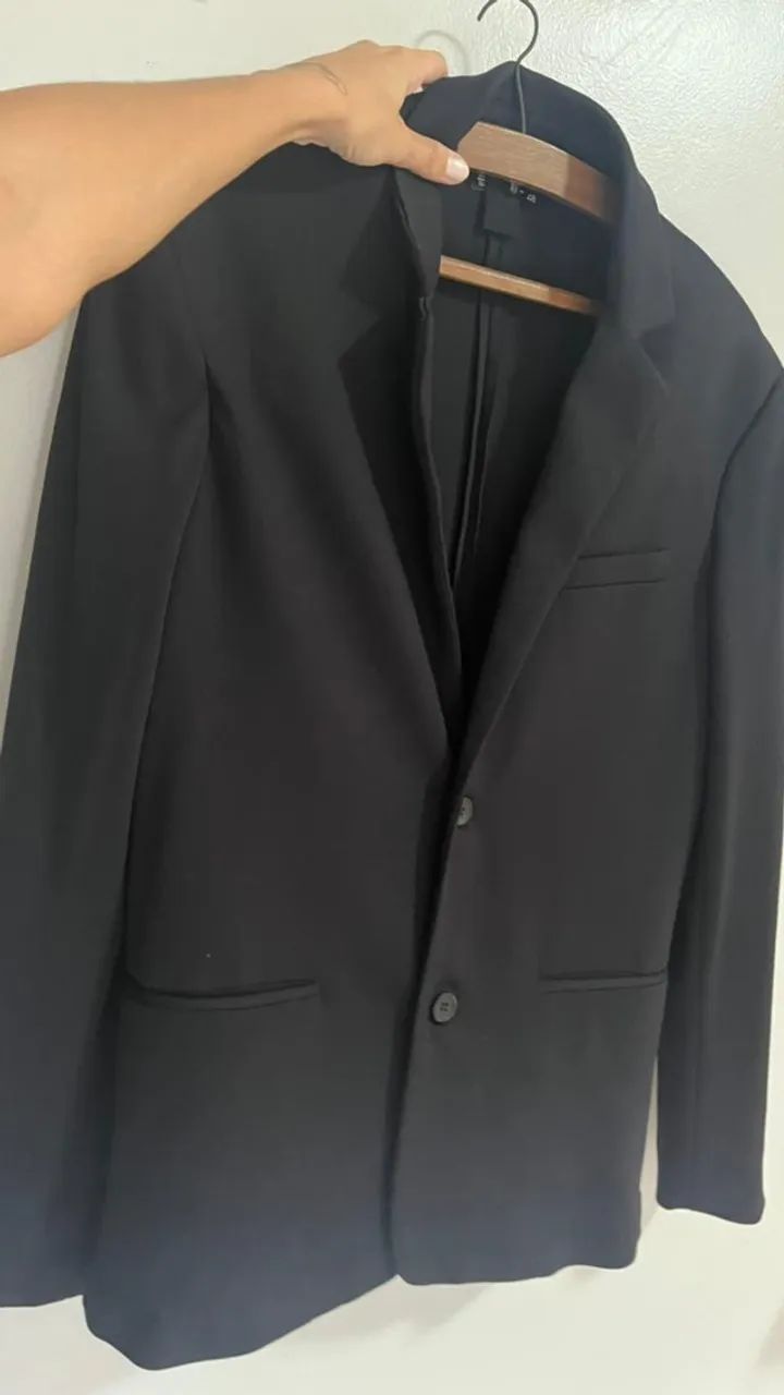 Blazer preto 48 - Foto 3