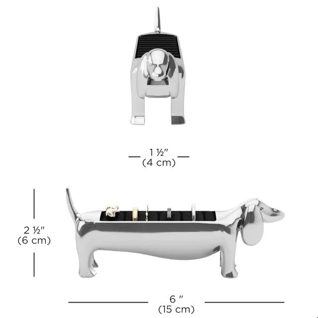 Porta-Anéis Cachorro Dachshund - Foto 5