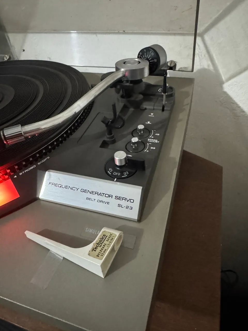 Excelente toca disco technics sl-23 toda original  - Foto 2