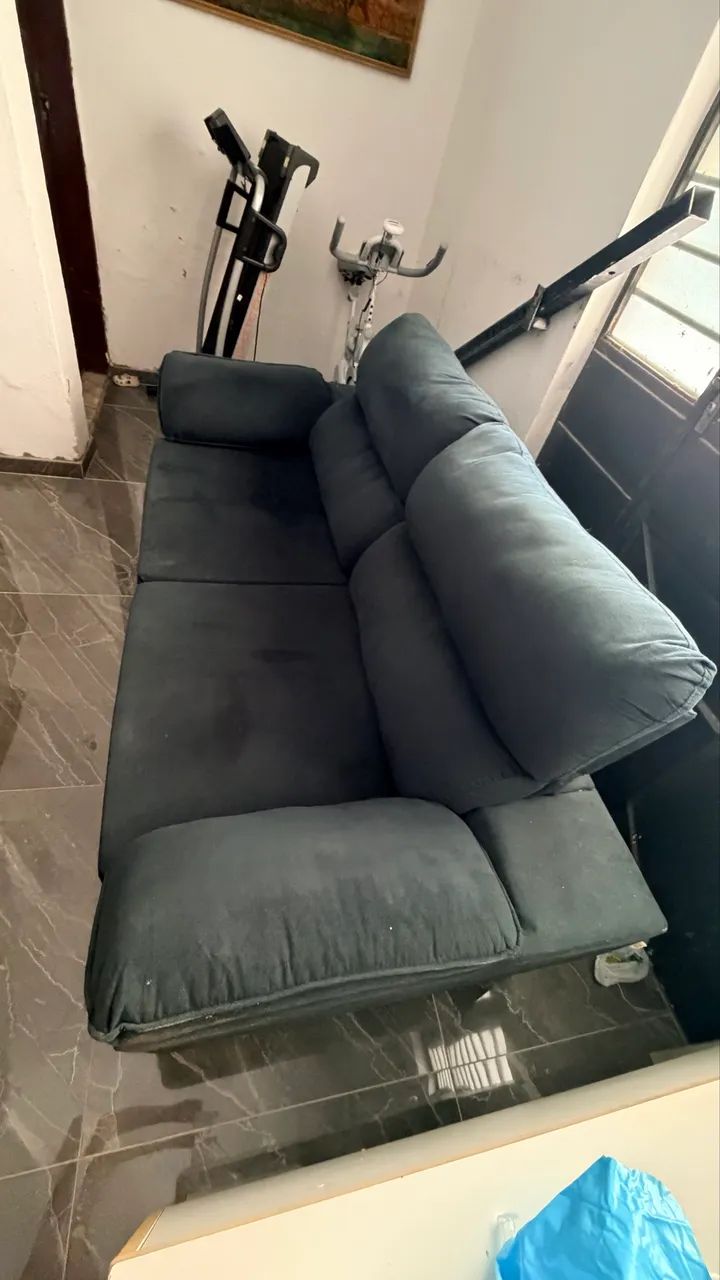 Sofa 3 lugares - Retrátil - Foto 2
