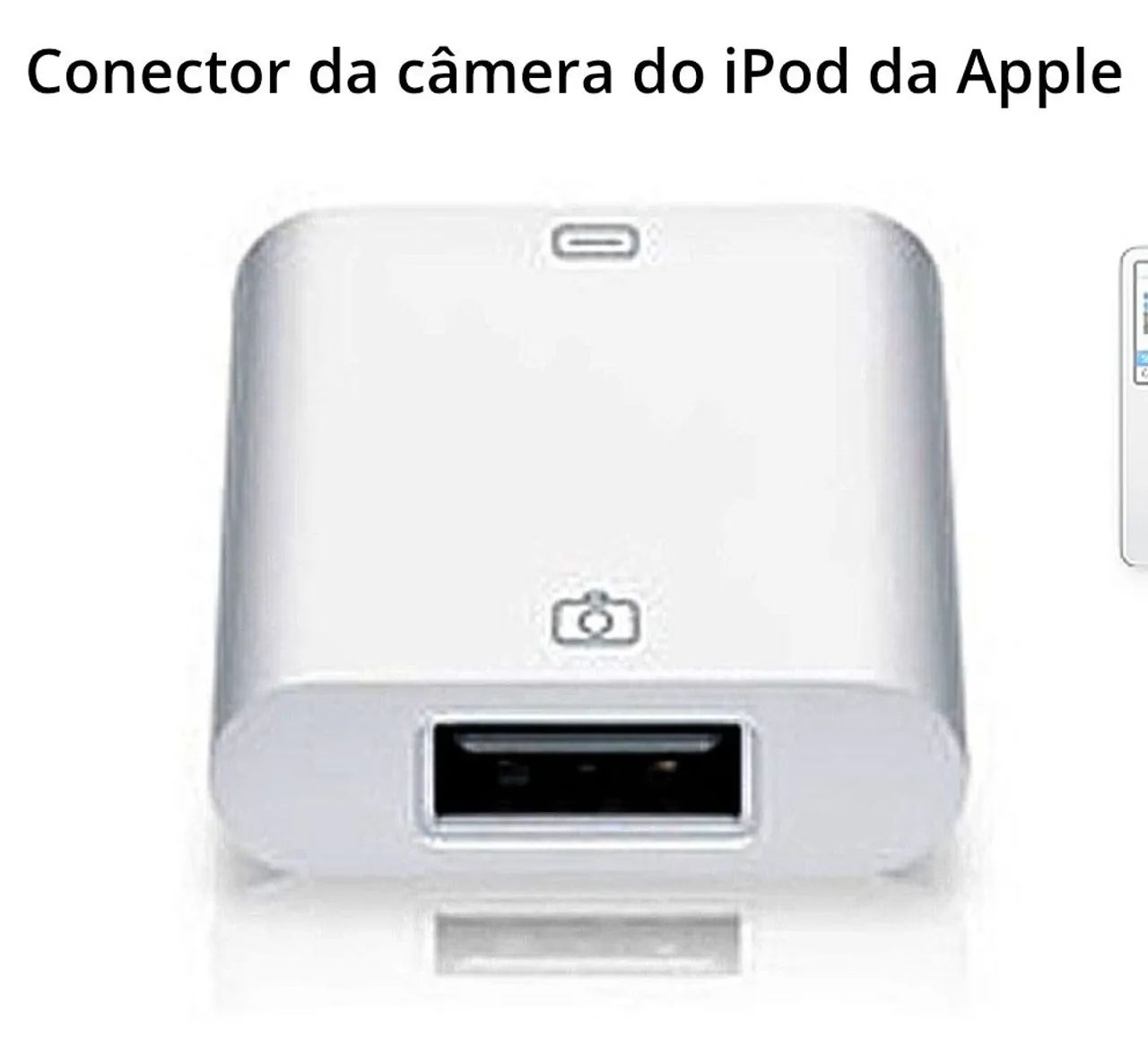 Adaptador de Câmera para iPod da Apple