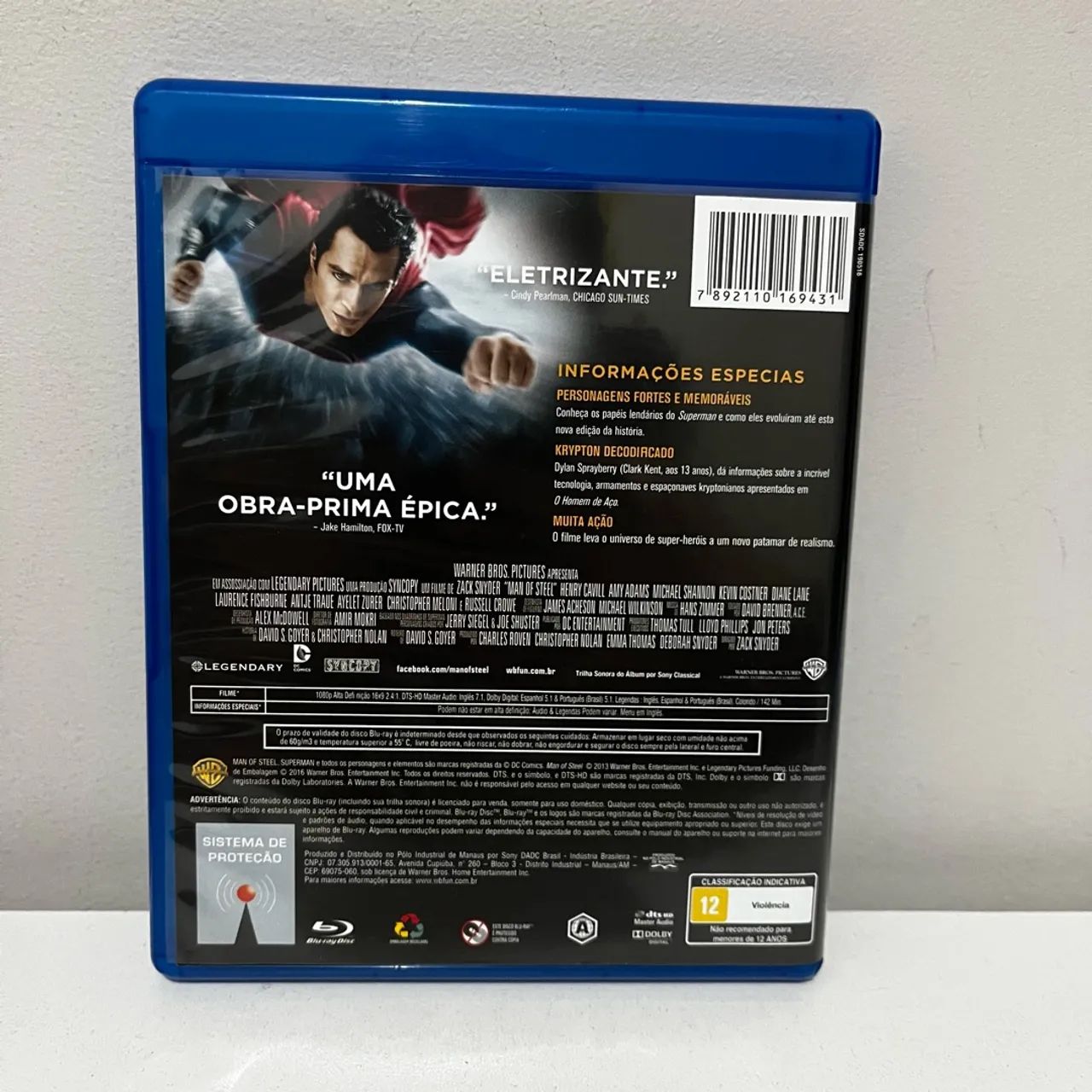Bluray O Homem de Aço - Foto 2