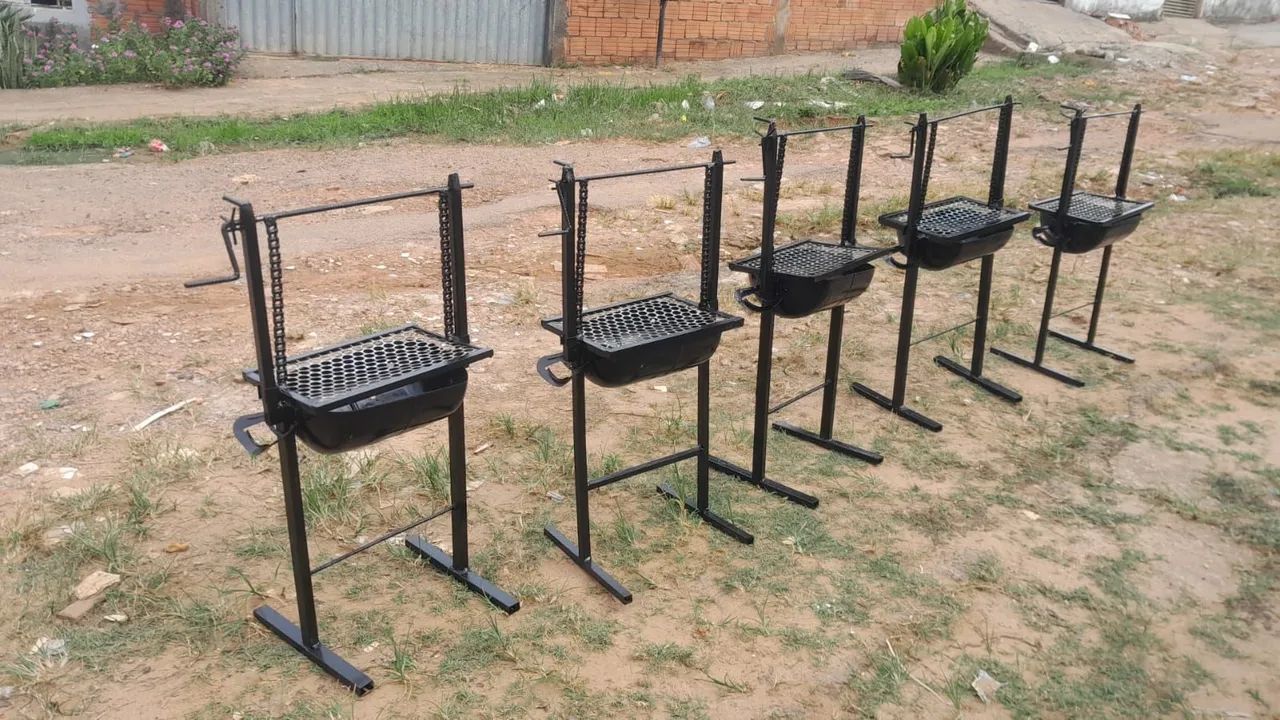 Mini churrasqueira 