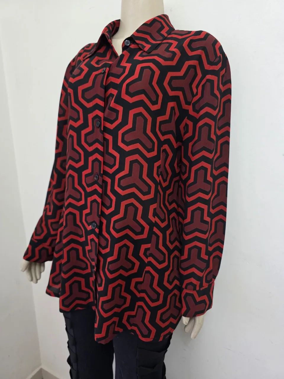 Camisa geométrica  - Foto 3