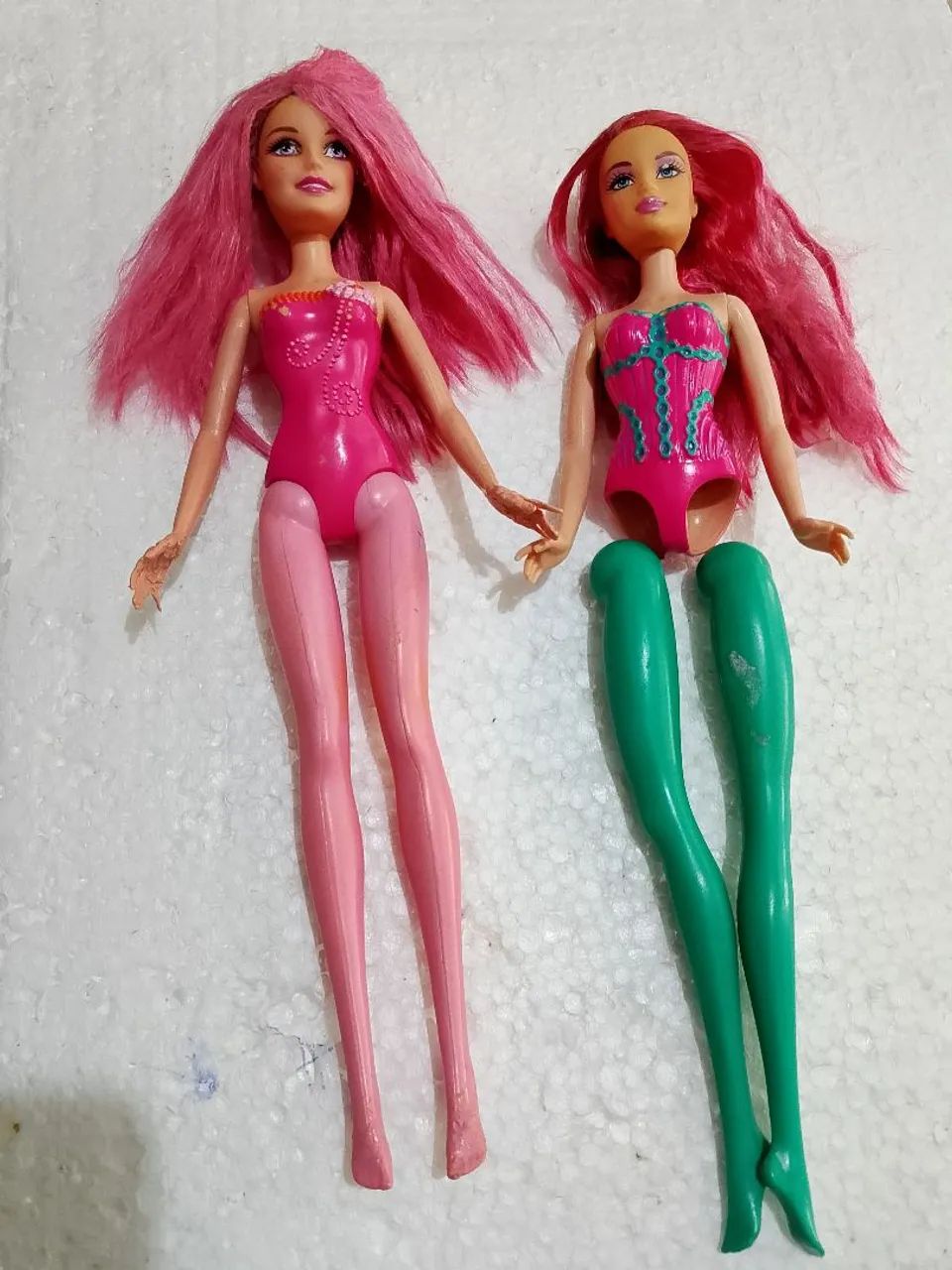 Lote de sucatas de bonecas Barbies 