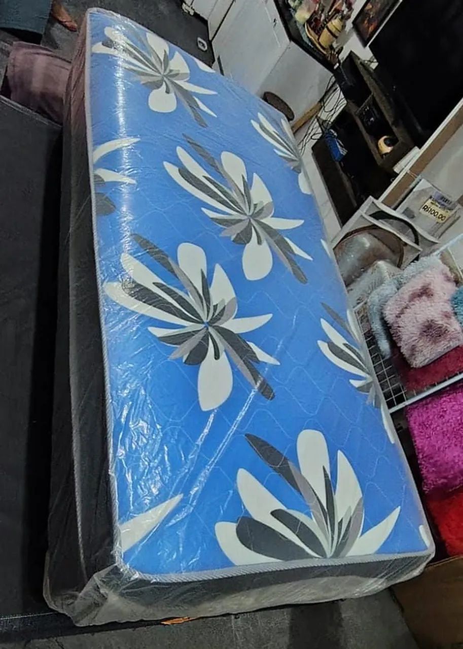 CAMA BOX SOLTEIRO DE ESPUMA NOVA R$380- Entrega grátis  - Foto 3