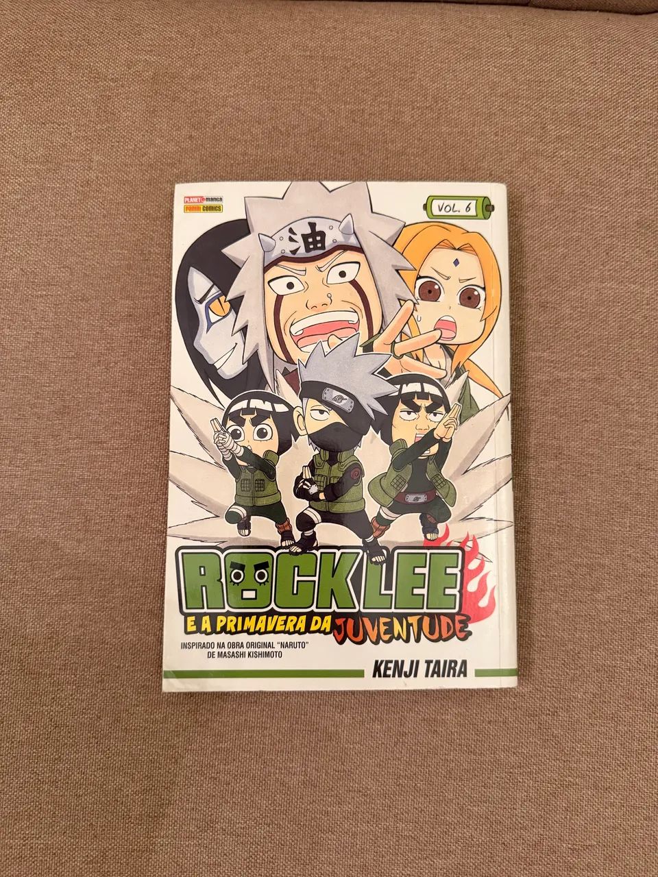 manga rock lee e a primavera da juventude volume 6