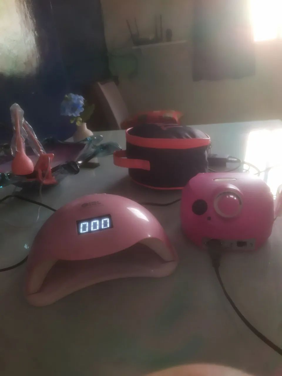 Lanterna de mesa nail designer luz uv