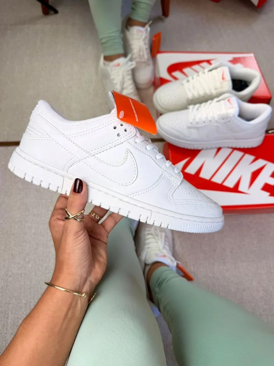 Nike dunk branco  - Foto 4