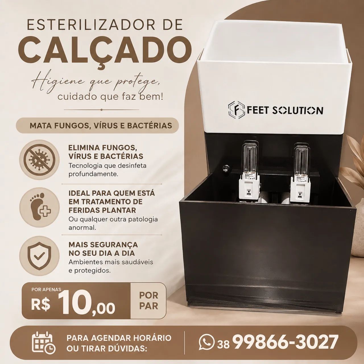 Esterilizador de calçado 