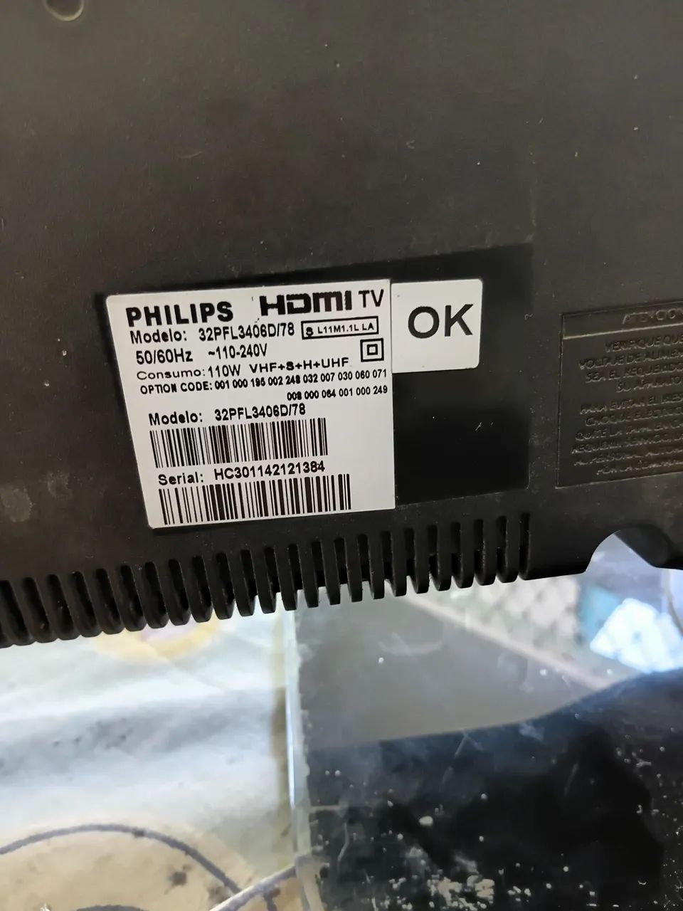 Tv philips 32 polegadas não liga nada. - Foto 2