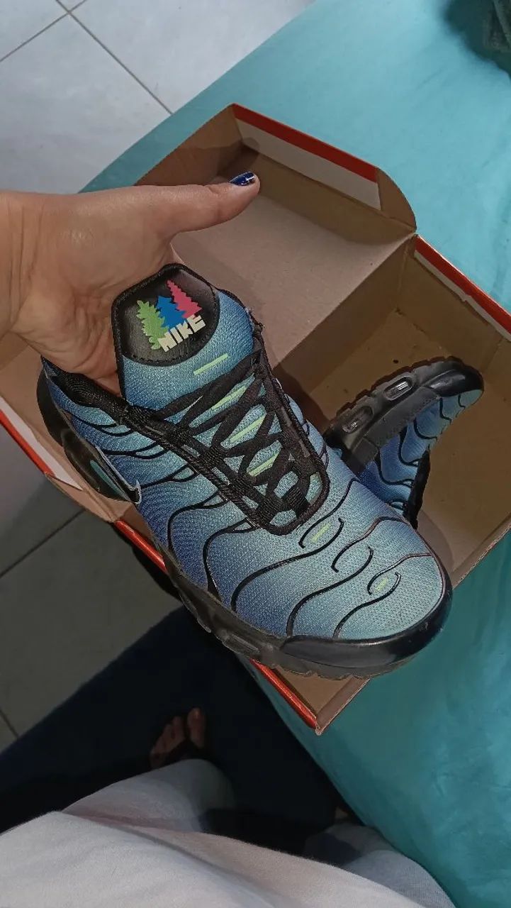 Tenis Nike Azul Tn - Foto 4