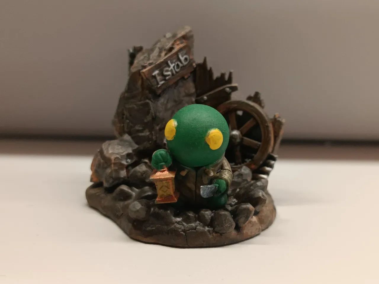 Final fantasy - figure - Mini diorama Tonberry Impressão 3D