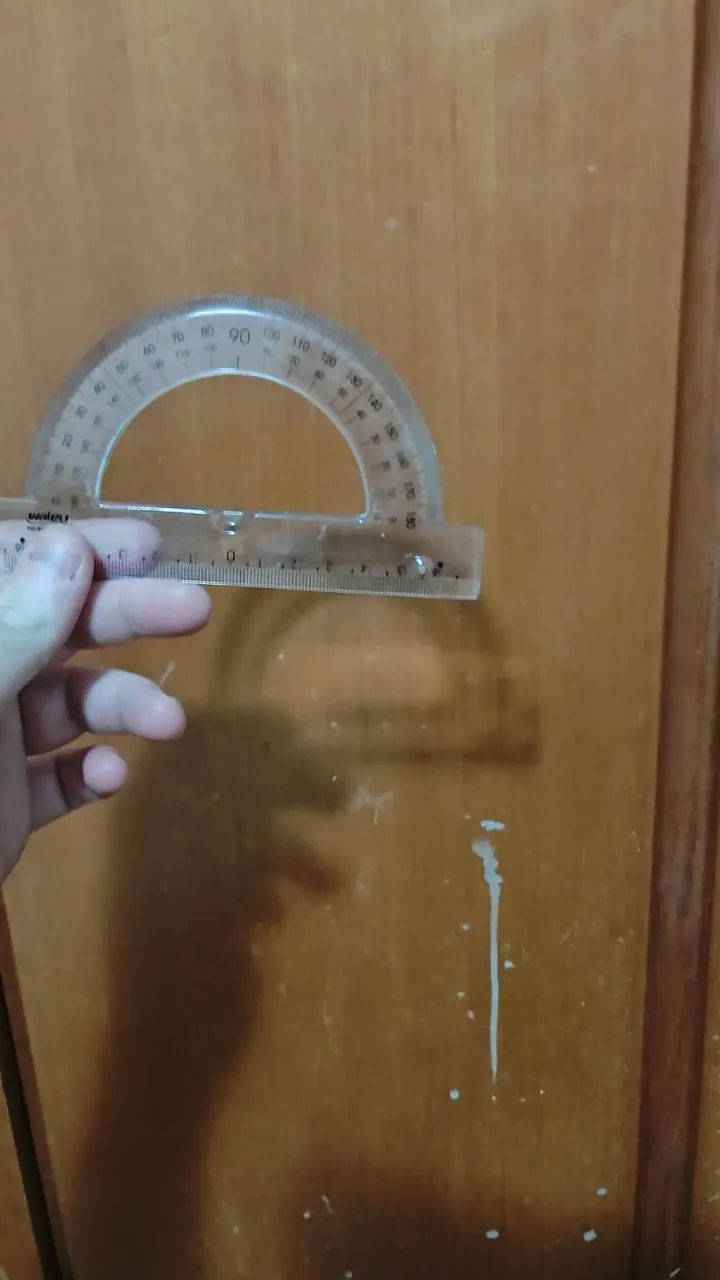 Conjunto de esquadros e transferidor! - Foto 4