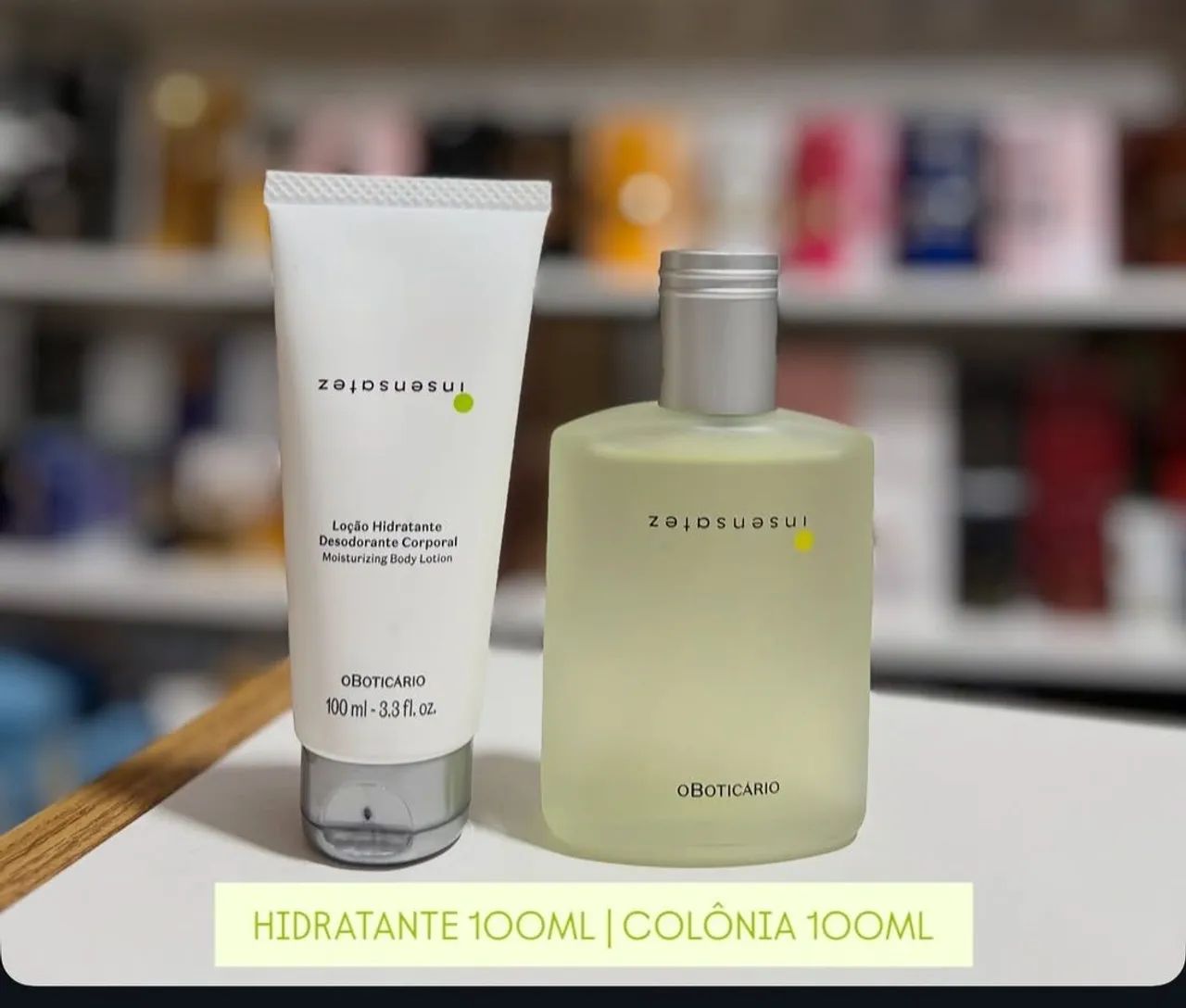 Presente insensatez masculino o boticário 
