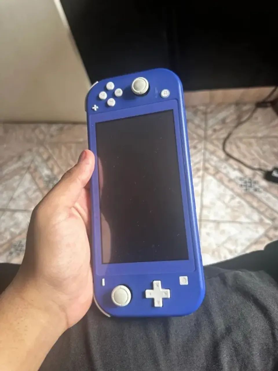 Nintendo switch lite destravado com vários jogos + cartão sd 256gb