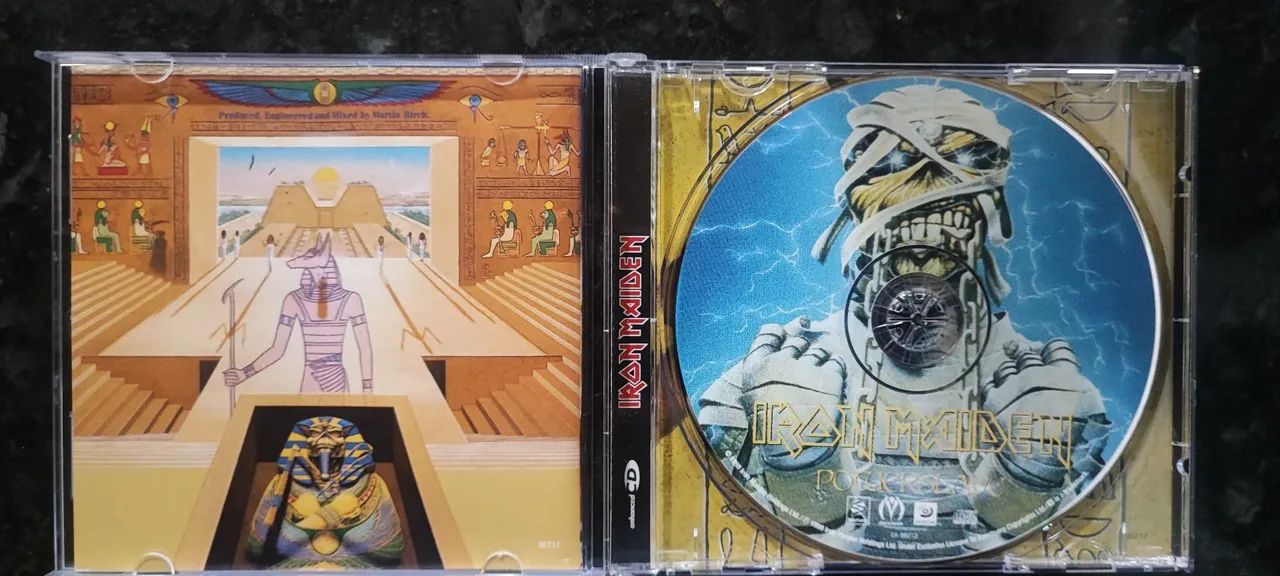 CD Iron Maiden - Powerslave (Enhanced) (Slipcase) (Importado EUA