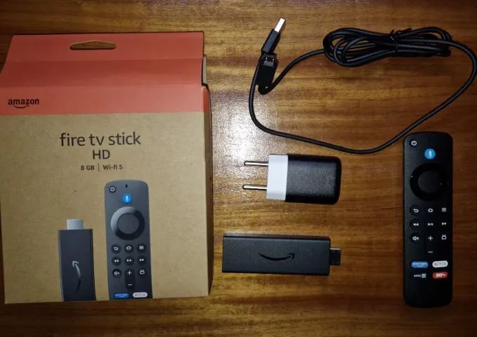 Fire TV Stick HD (Geração mais recente) Novo, Sem Uso