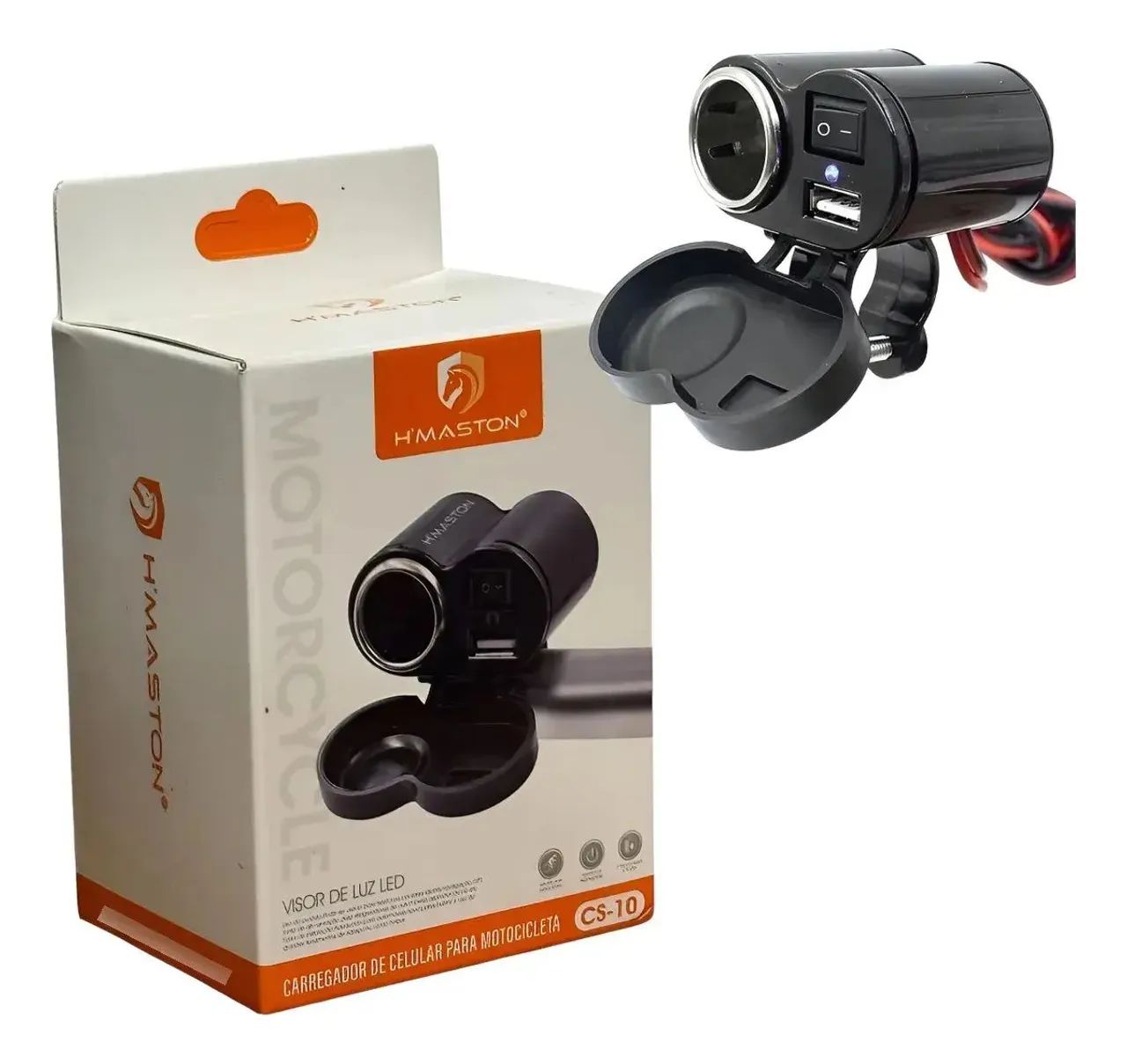 Carregador P/celular Motocicleta Dc 12-45v Cs-10 - Foto 4