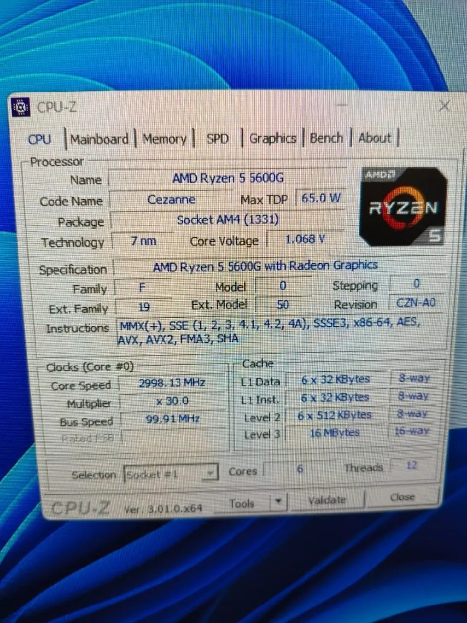 Processador Ryzen 5 5600g - Foto 2