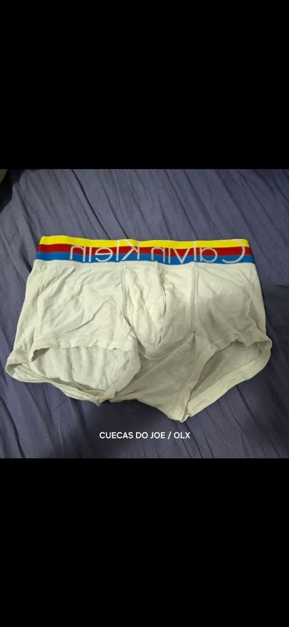 Cueca com elástico arco iris