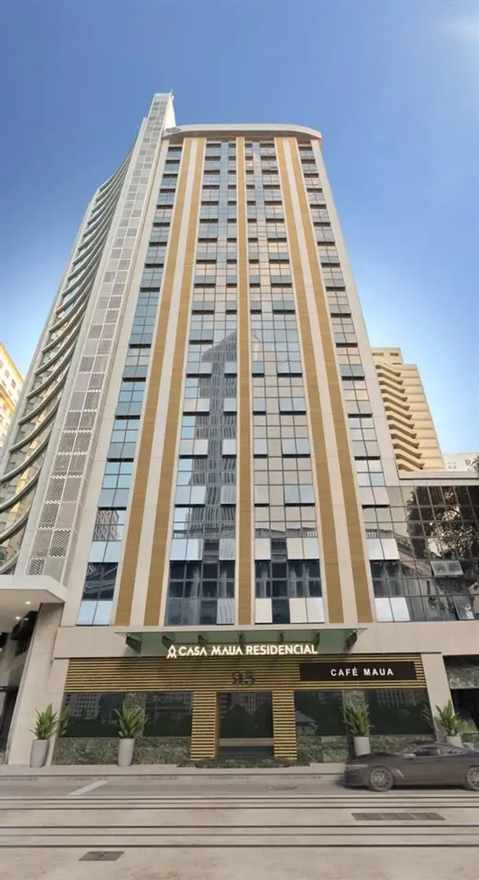 Apartamento 45m2 composto com 1 Quarto - Mobiloado ba Casa Maua