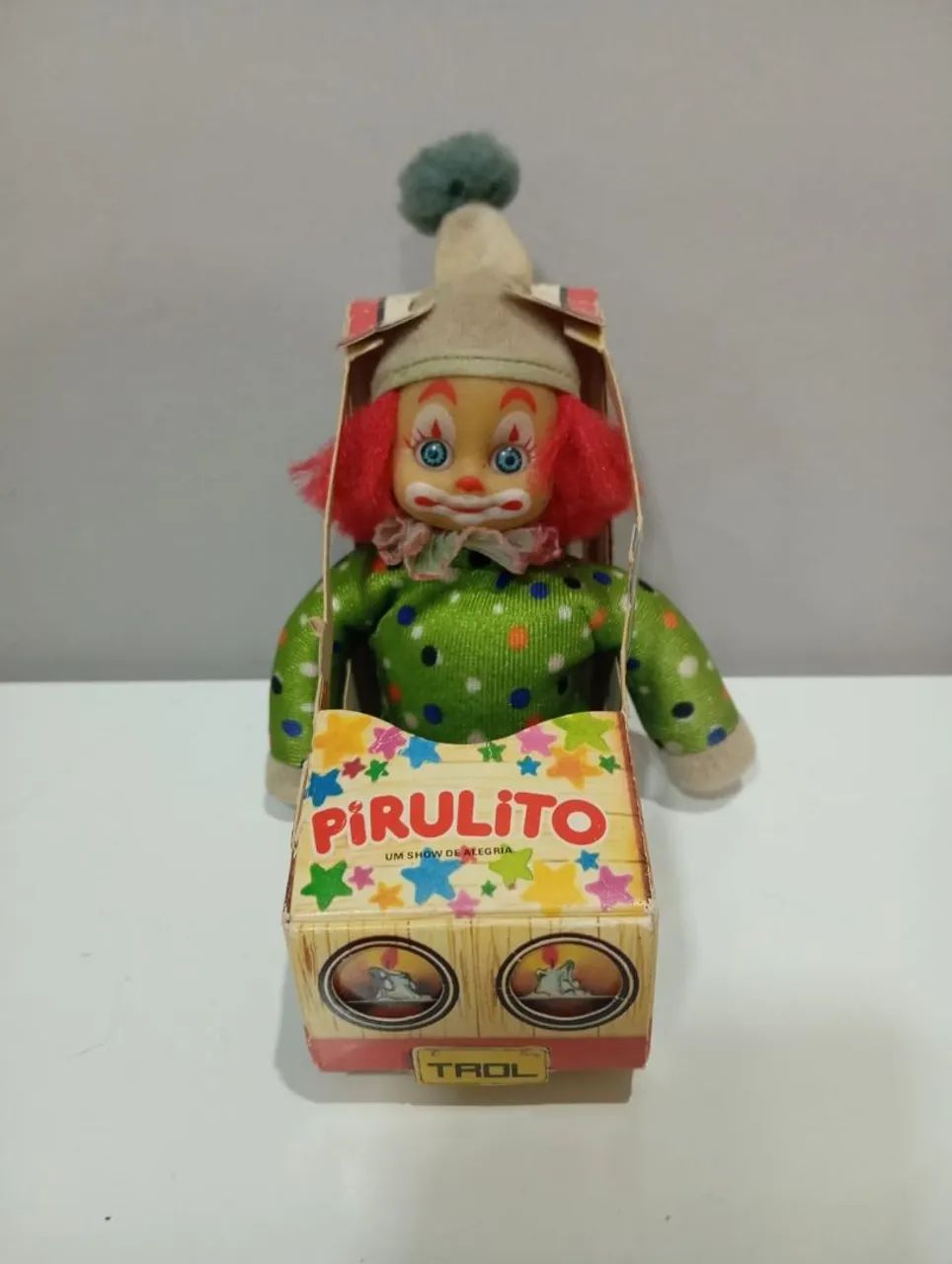 Palhacinho Pirulito da Trol anos 70