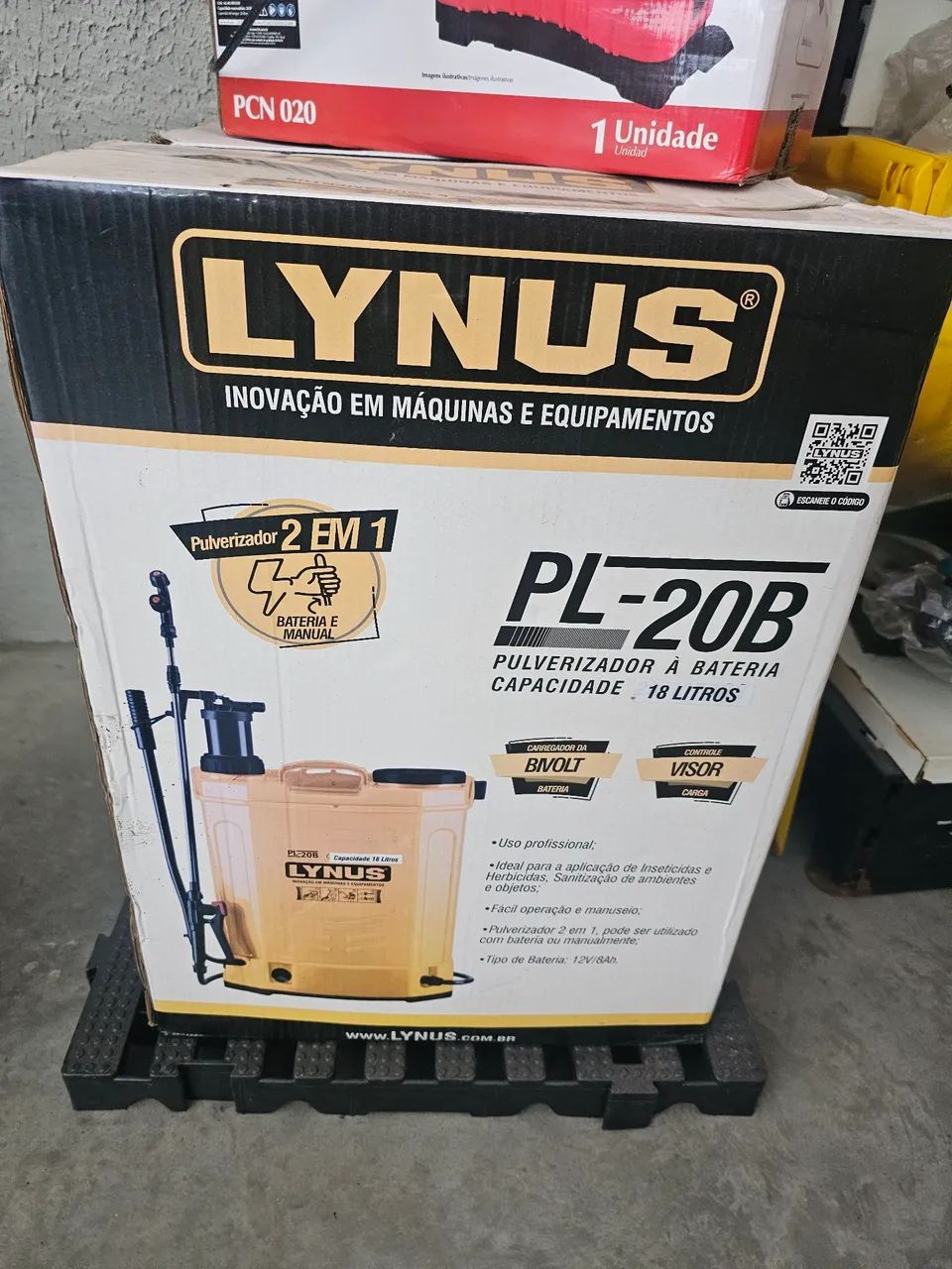 Pulverizador Lynus a bateria/manual