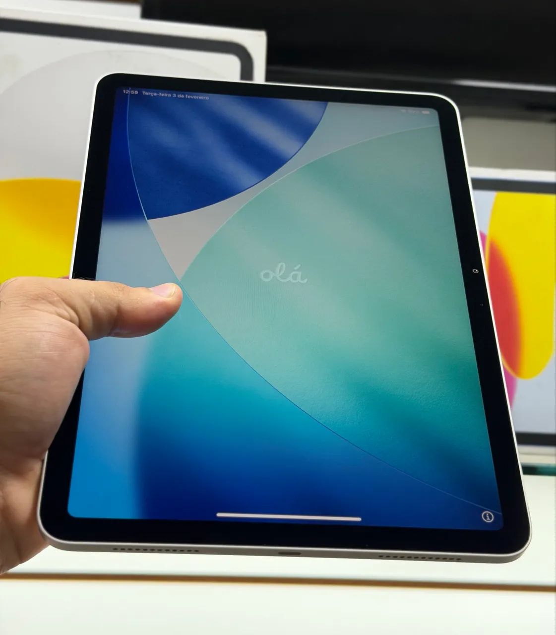 Ipad air m3 11 polegadas 128gb apenas 1 ciclo, apenas 3 dias de ativação ( 128 gb ) - Foto 5
