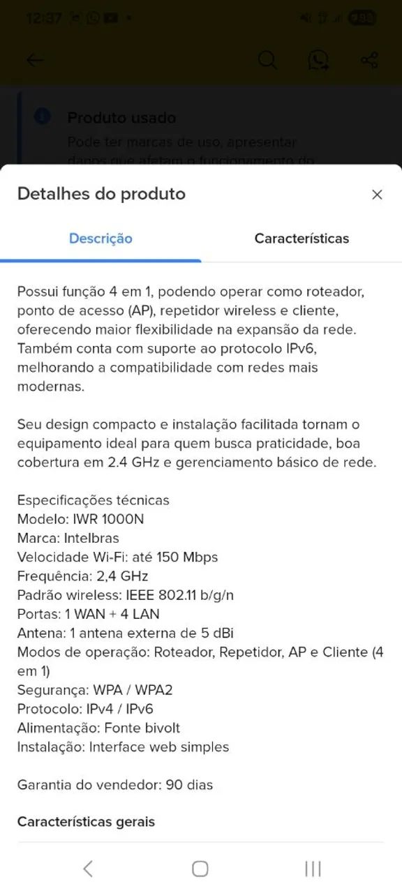 Roteador Intelbras  - Foto 4