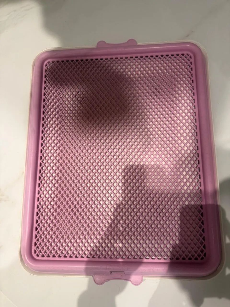 Tapete Higiênico Reutilizável para Cães - Bandeja com Grade (Pet Injet)   - Foto 2