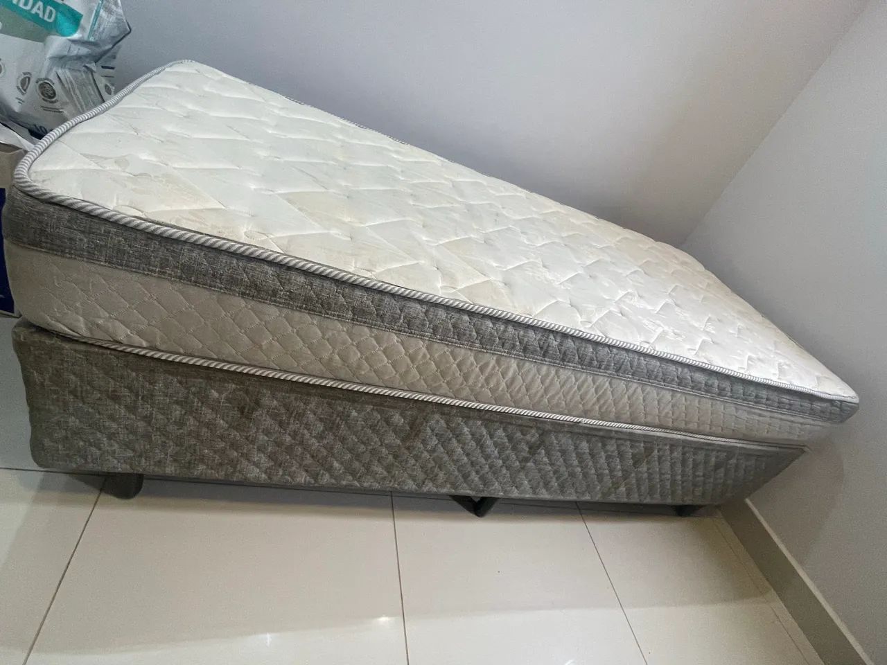 Cama Box solteiro Ibiza com Colchão, base + colchão - Foto 3