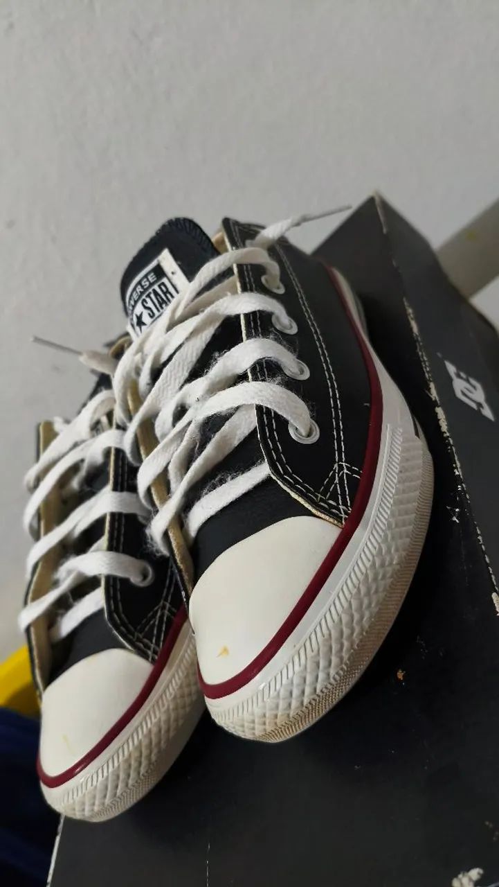 Converse all star preto 32 - Foto 4