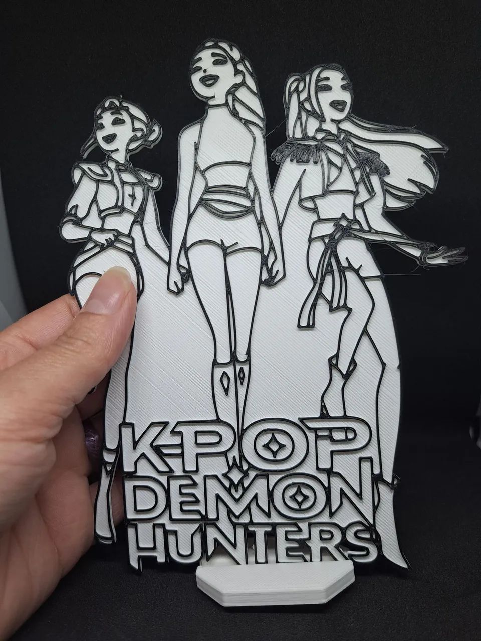 Placa K-pop para pintura- impressão 3D  - Foto 2