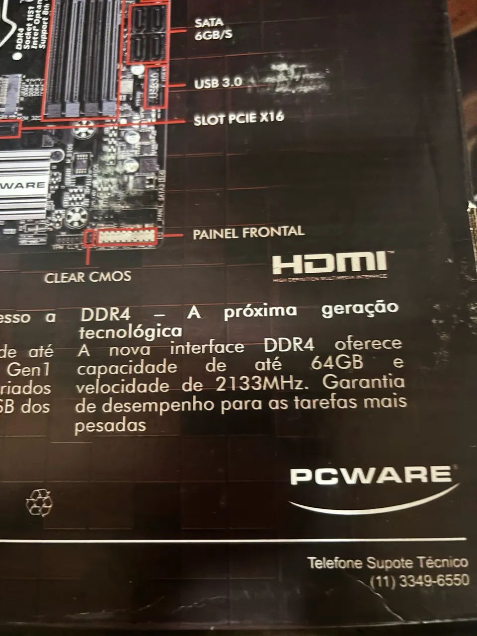 Placa mãe para processador ontem 9 geração (defeito) - Foto 5