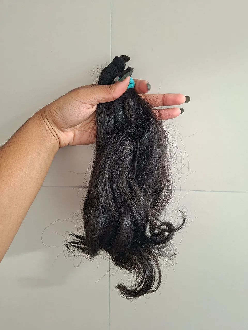 Cabelo Humano Natural | Castanho Escuro / Preto Natural - Foto 3