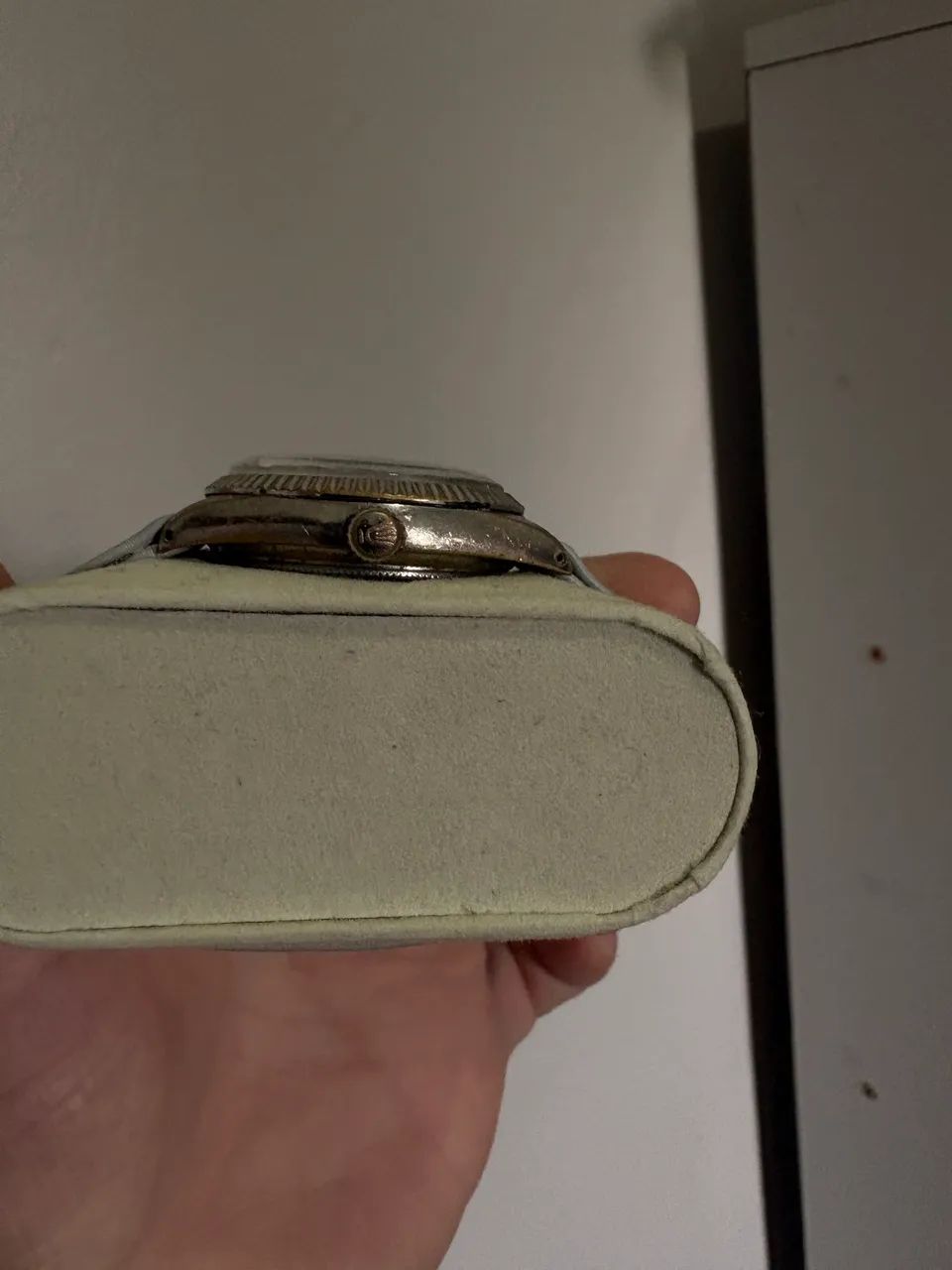 Rolex Datejust 36mm não passa data na coroa, mas funciona corda manual e automático.  - Foto 4