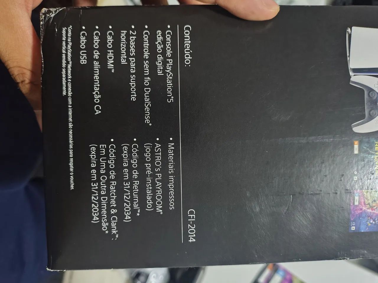 Ps5 modelo slim 1 TB Full digital com 2 jogos e acessório  - Foto 5