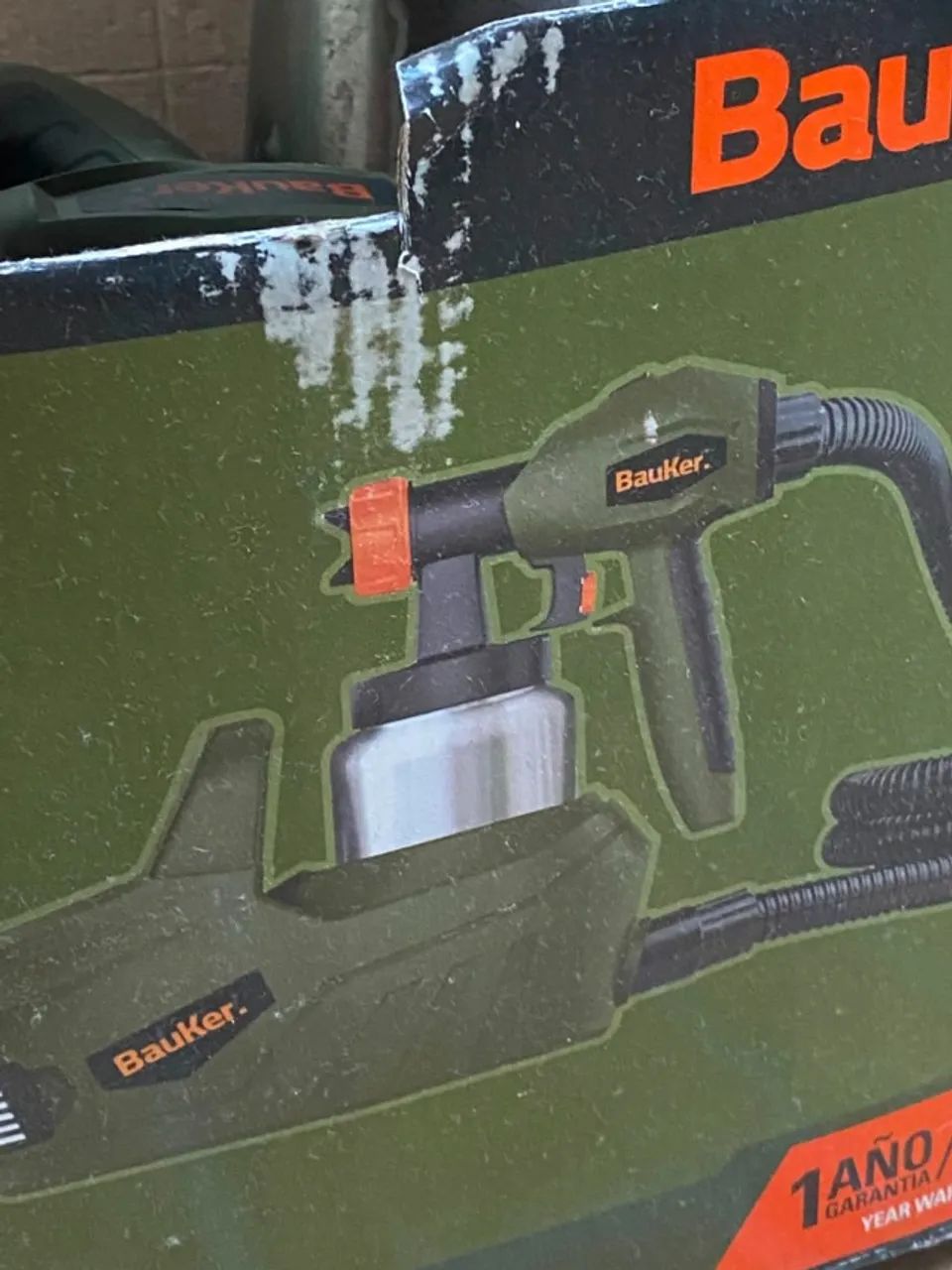 Pistola para Pintura 650W 220V Verde Bauker - Foto 3