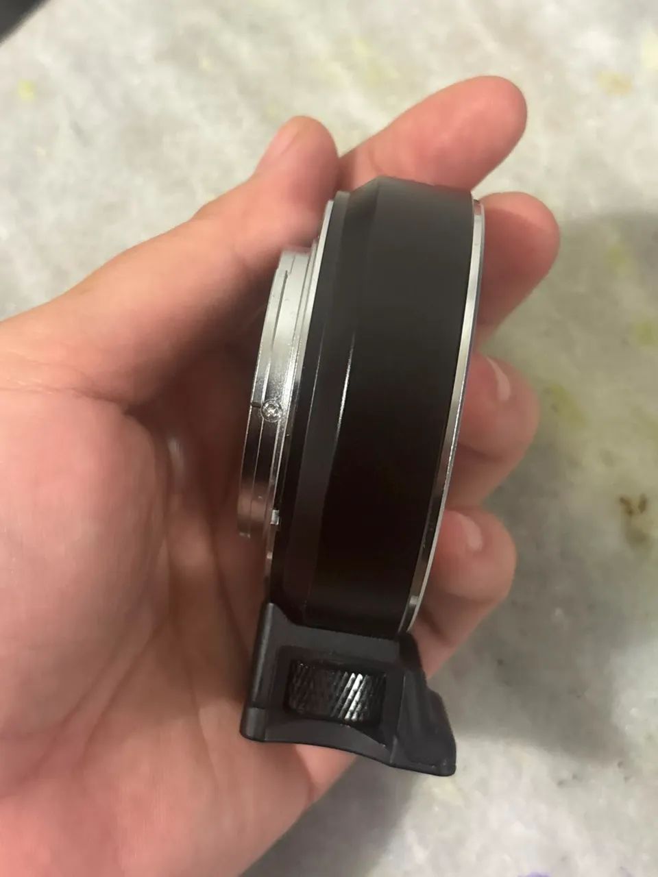 adaptador é um Viltrox EF-E Mount - Sony - Foto 4