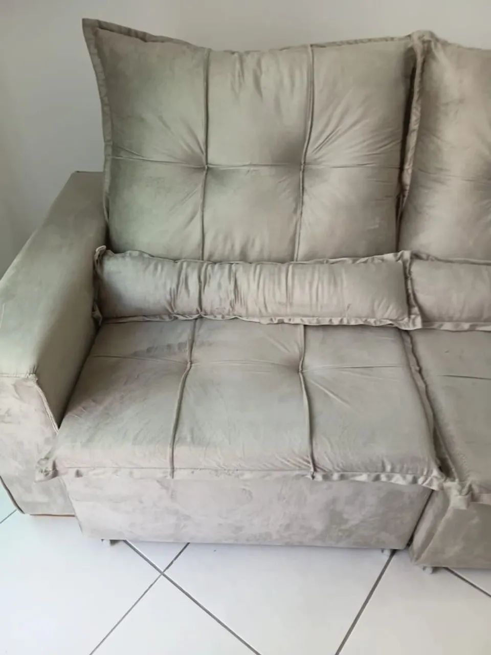 Sofá retrátil tá novo r$ 900 - Foto 5