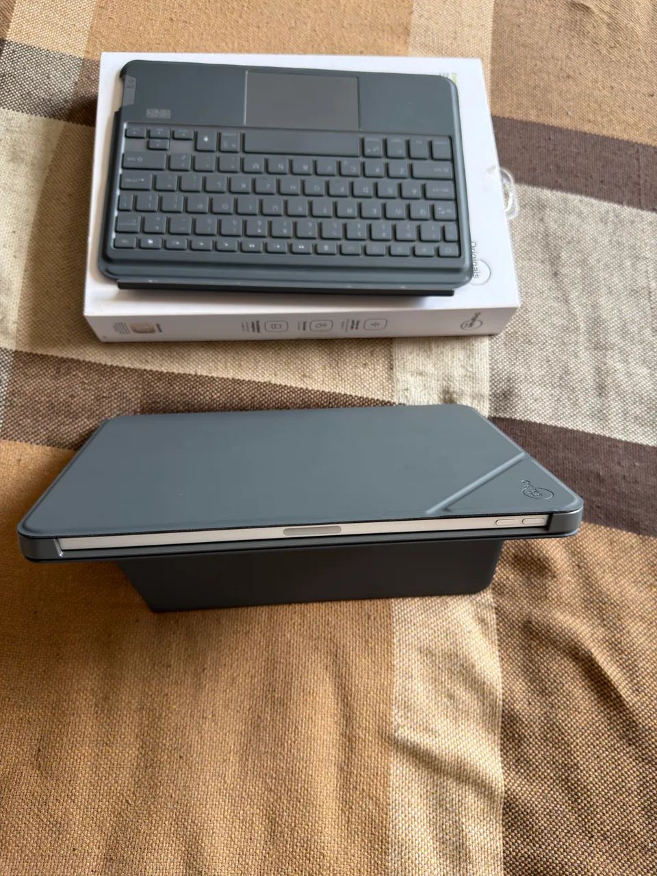 Capa Teclado Para iPad Pro 11 e Air iPlace Cinza - Foto 5