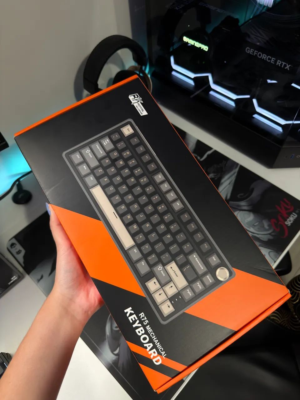 Teclado mecânico RK R75 - Foto 3