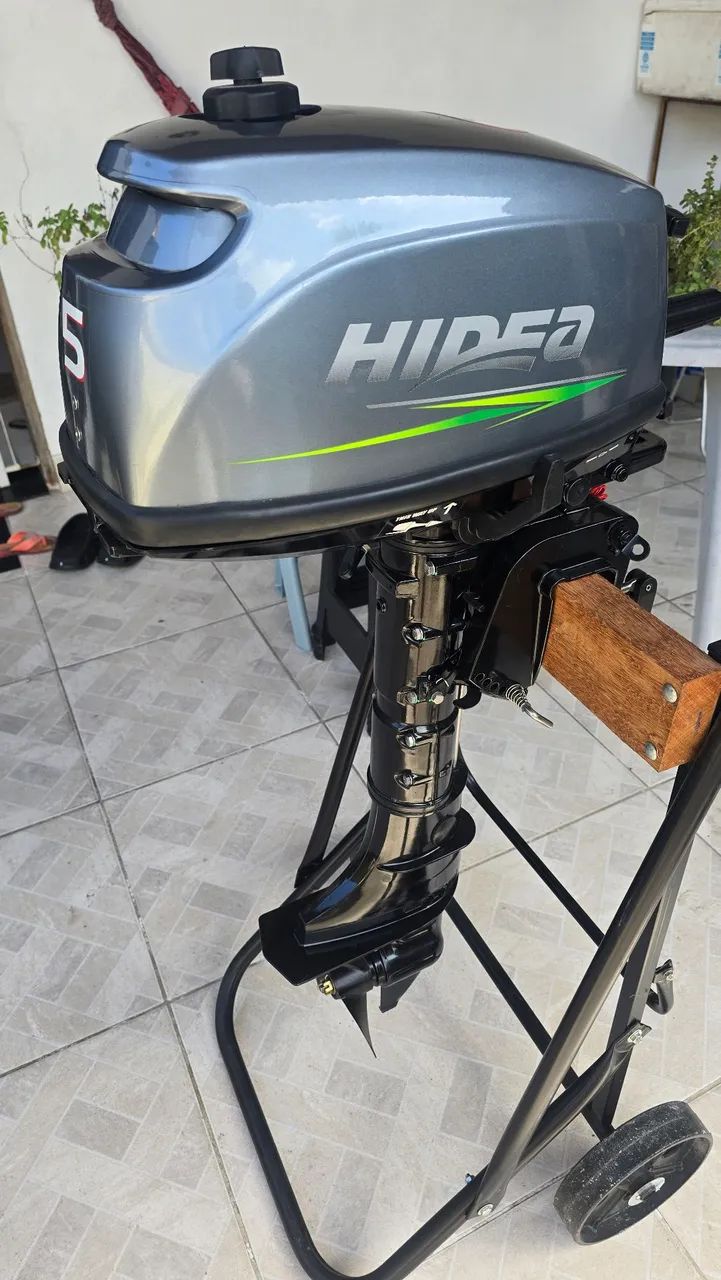 Motor de popa hidea 5hp + tanque externo 