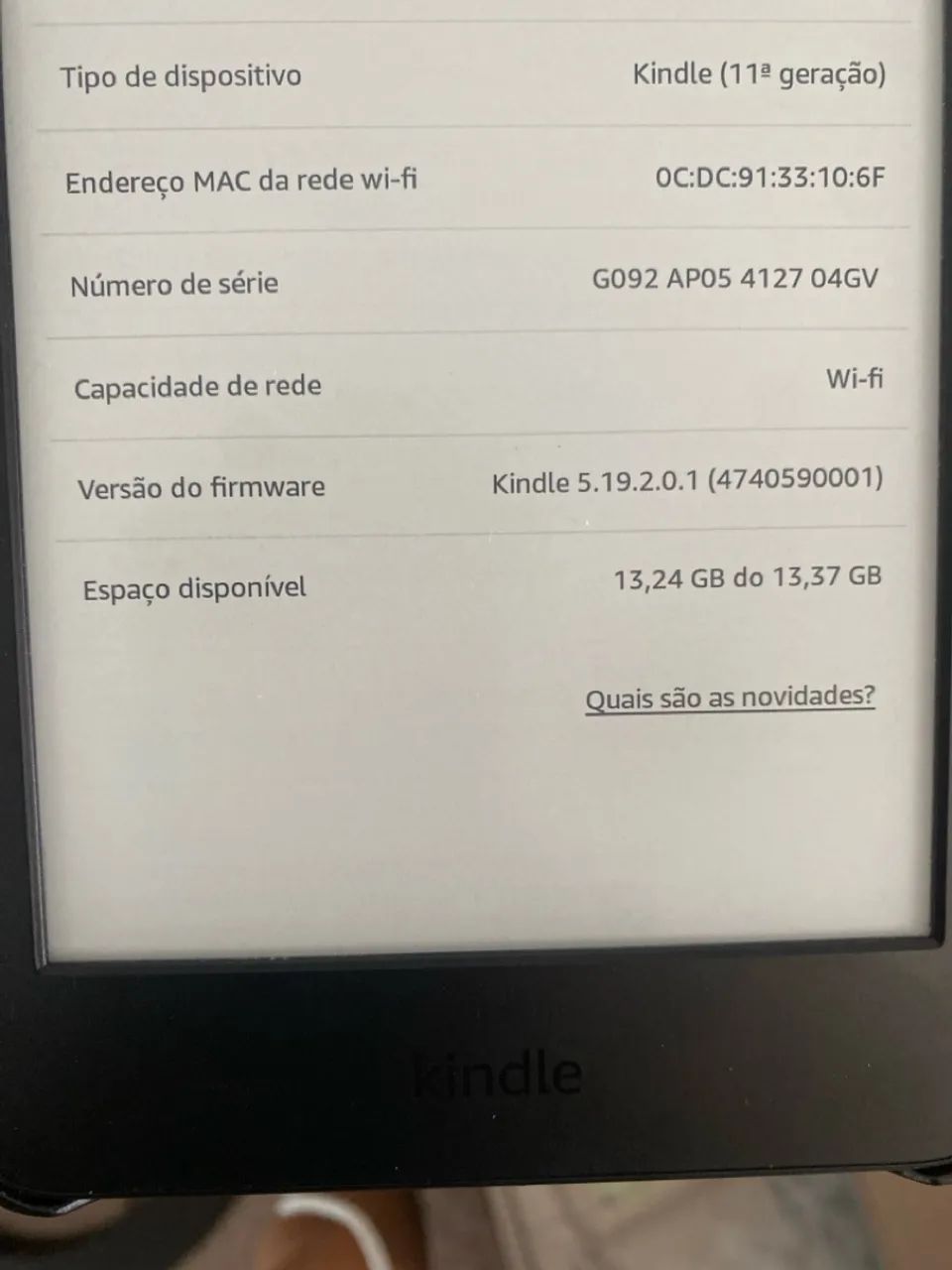 Kindle Amazon com capa protetora 11 geração  - Foto 5