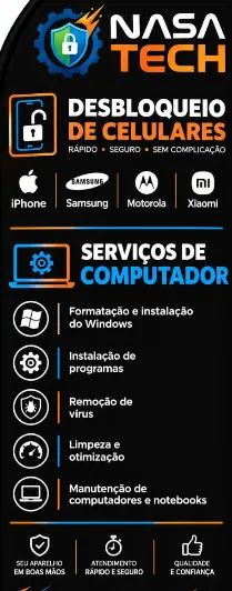 Serviços de INFO e CEL