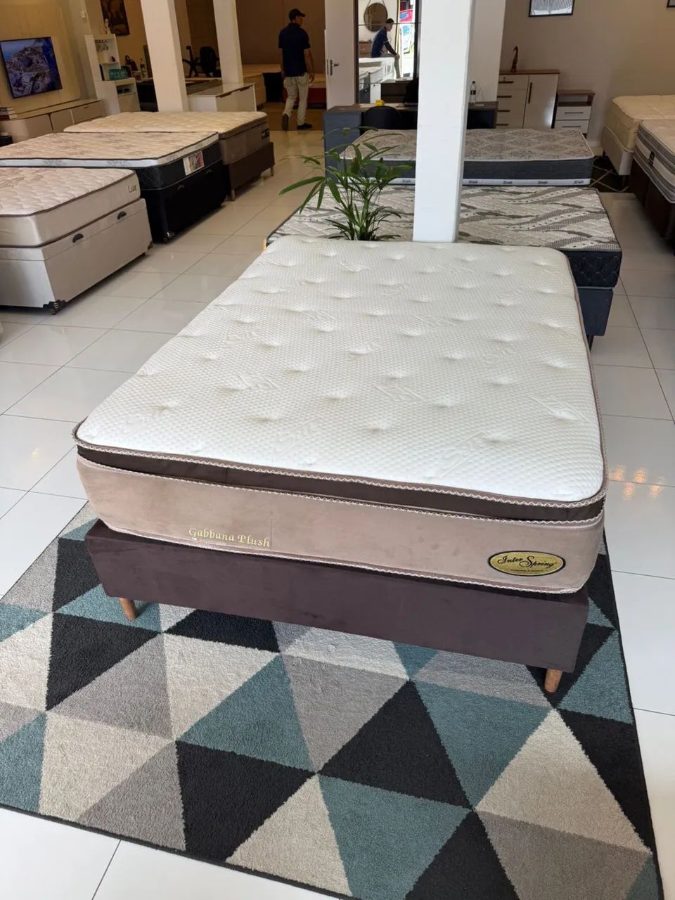 Colchão de Casal GABBANA COM BASE - Entrego! - Foto 3