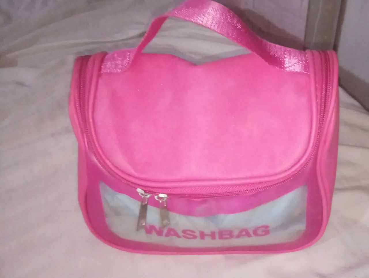 Bolsa Nécessaire Rosa Feminina 